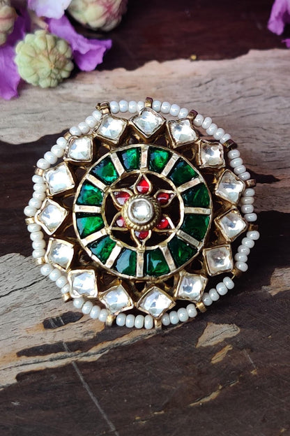 Floral Stone Ring Single Pc 