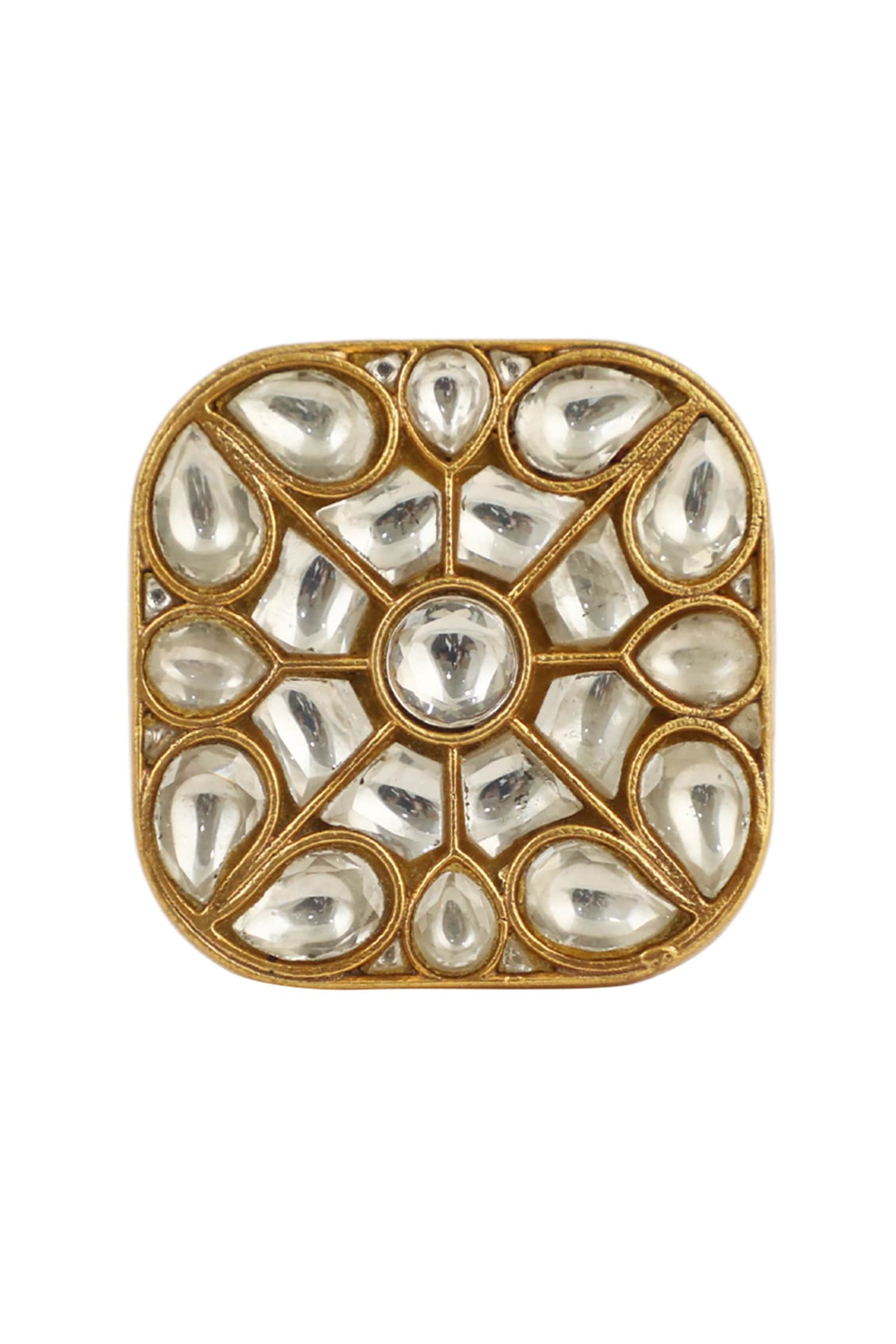 Square Motif Ring 