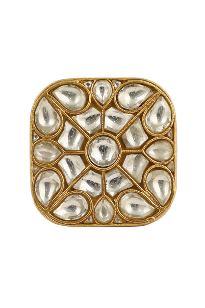 Square Motif Ring 