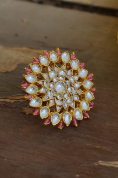 Floral Stone Ring 