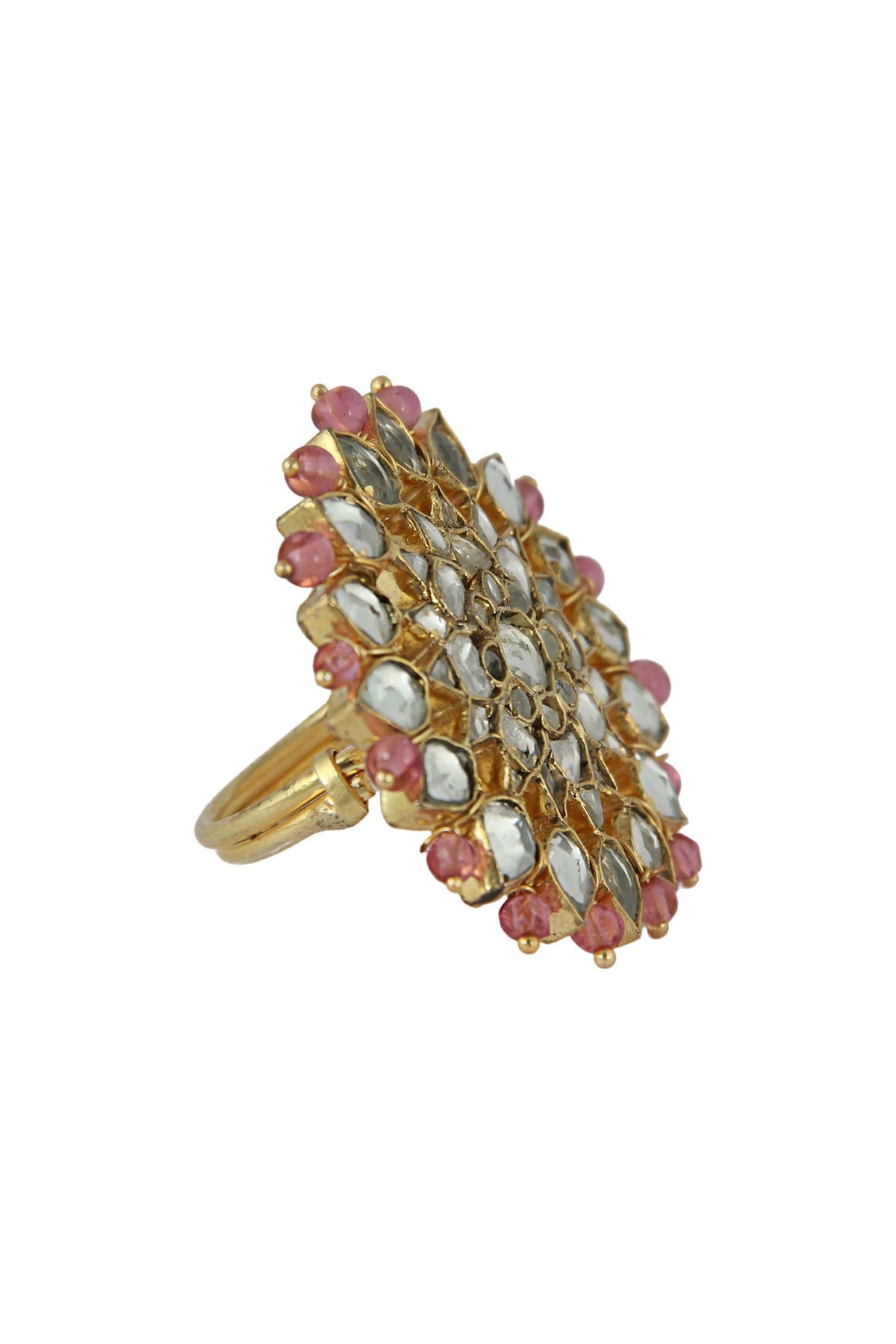 Floral Stone Ring 