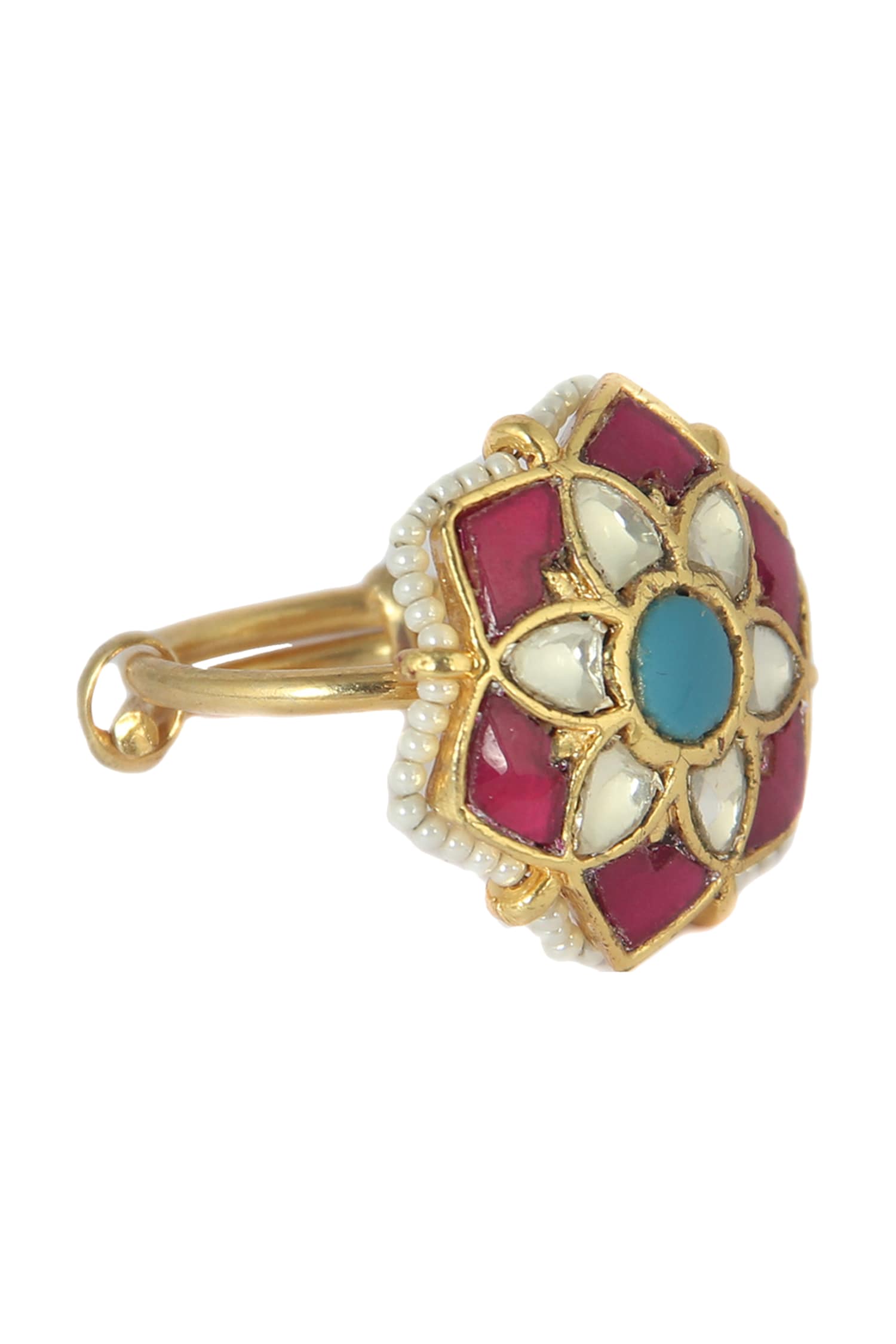 Floral Stone Ring 