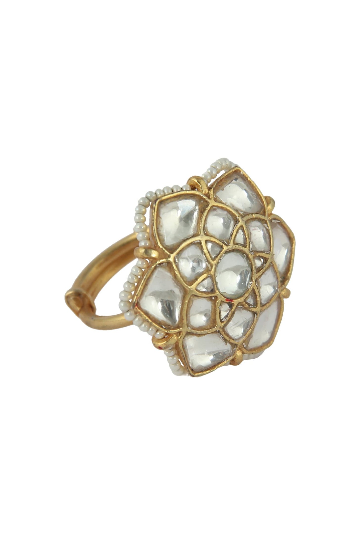 Floral Stone Ring 