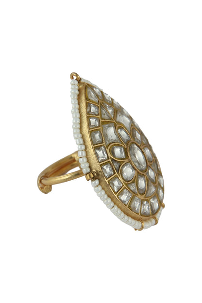 Teardrop Stone Ring 