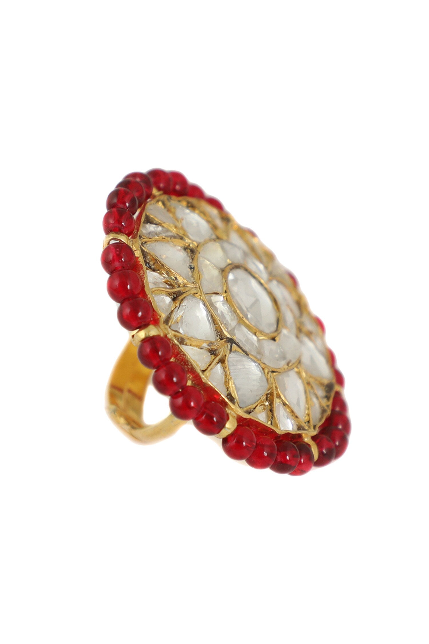 Floral Stone Ring 