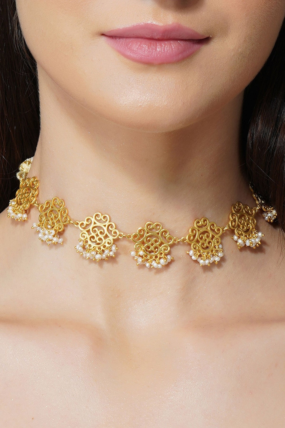 Cutwork Choker 