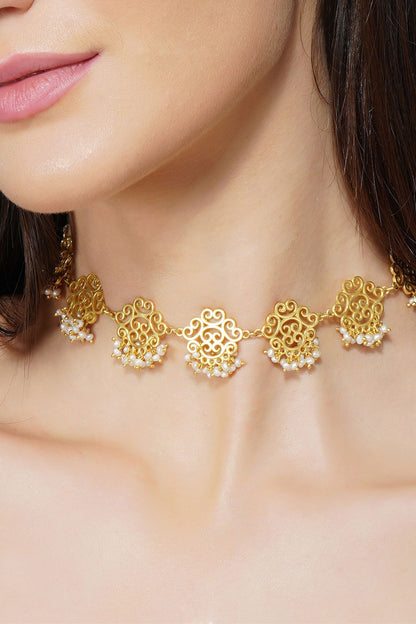 Cutwork Choker 