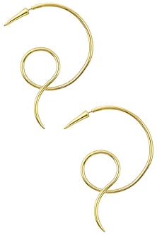 Gold Plated Serpiente Earrings
