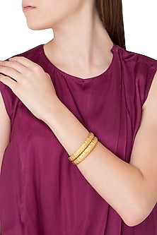 Set Of 2 Gold Plated Bangles
