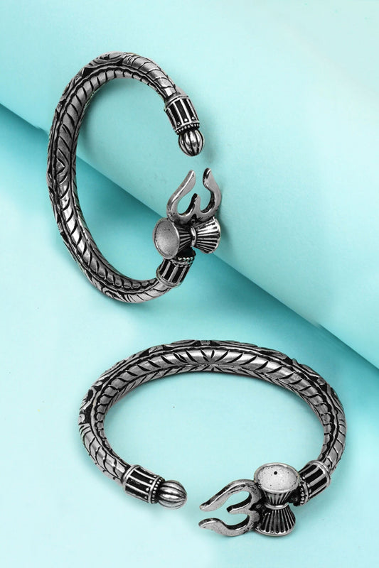 Carved Bracelets Set of 2 