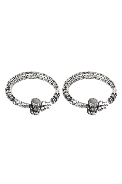 Carved Bracelets Set of 2 