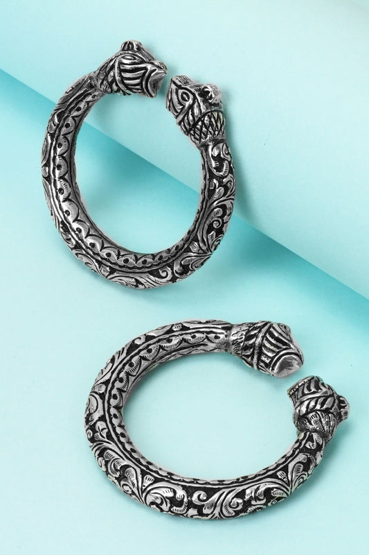 Textured Handcrafted Bracelets Set of 2 