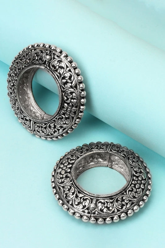 Handcrafted Textured Bracelets Set of 2 