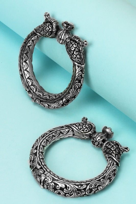 Handcrafted Textured Bracelets Set of 2 