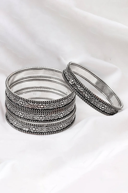 Floral Carved Bracelets 