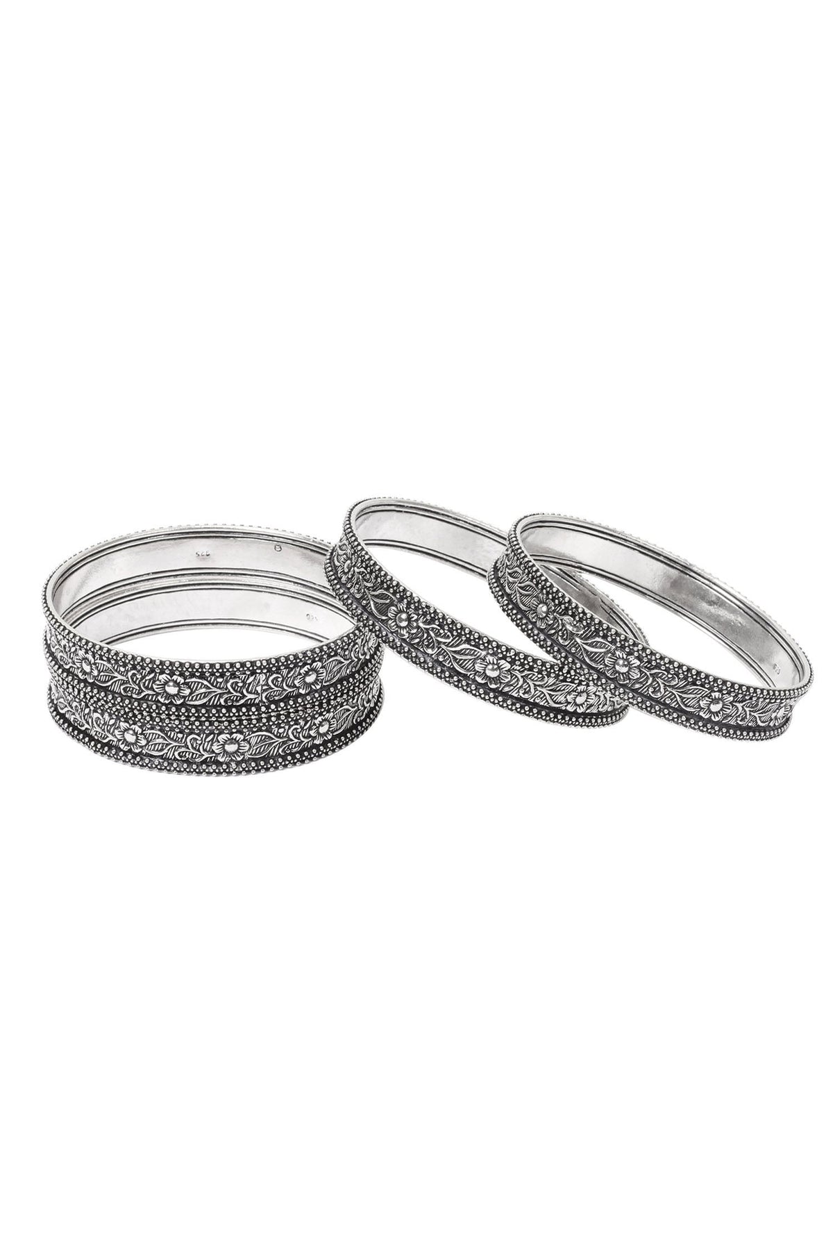 Floral Carved Bracelets 