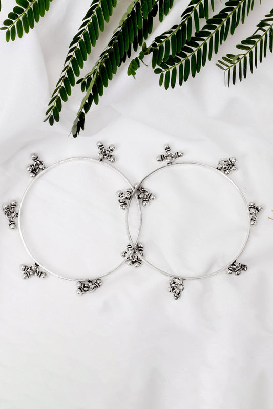 Ghungroo Drop Bracelets Set of 2 