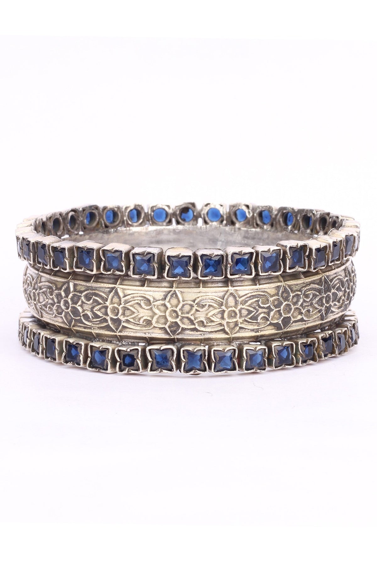 Amalia Floral Carved Bracelet  