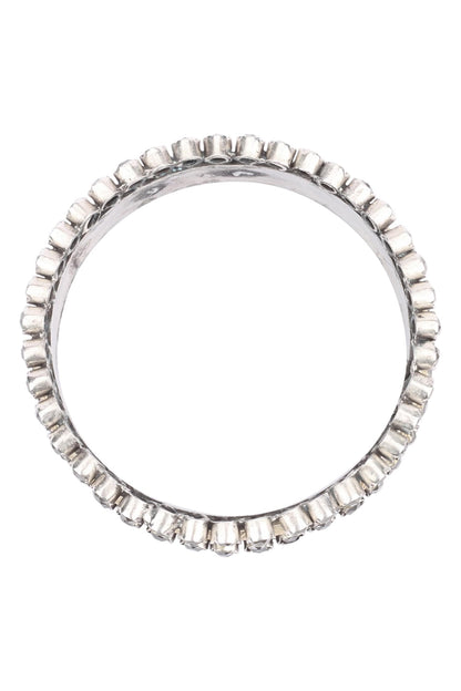 Freya Geometric Carved Bracelet 