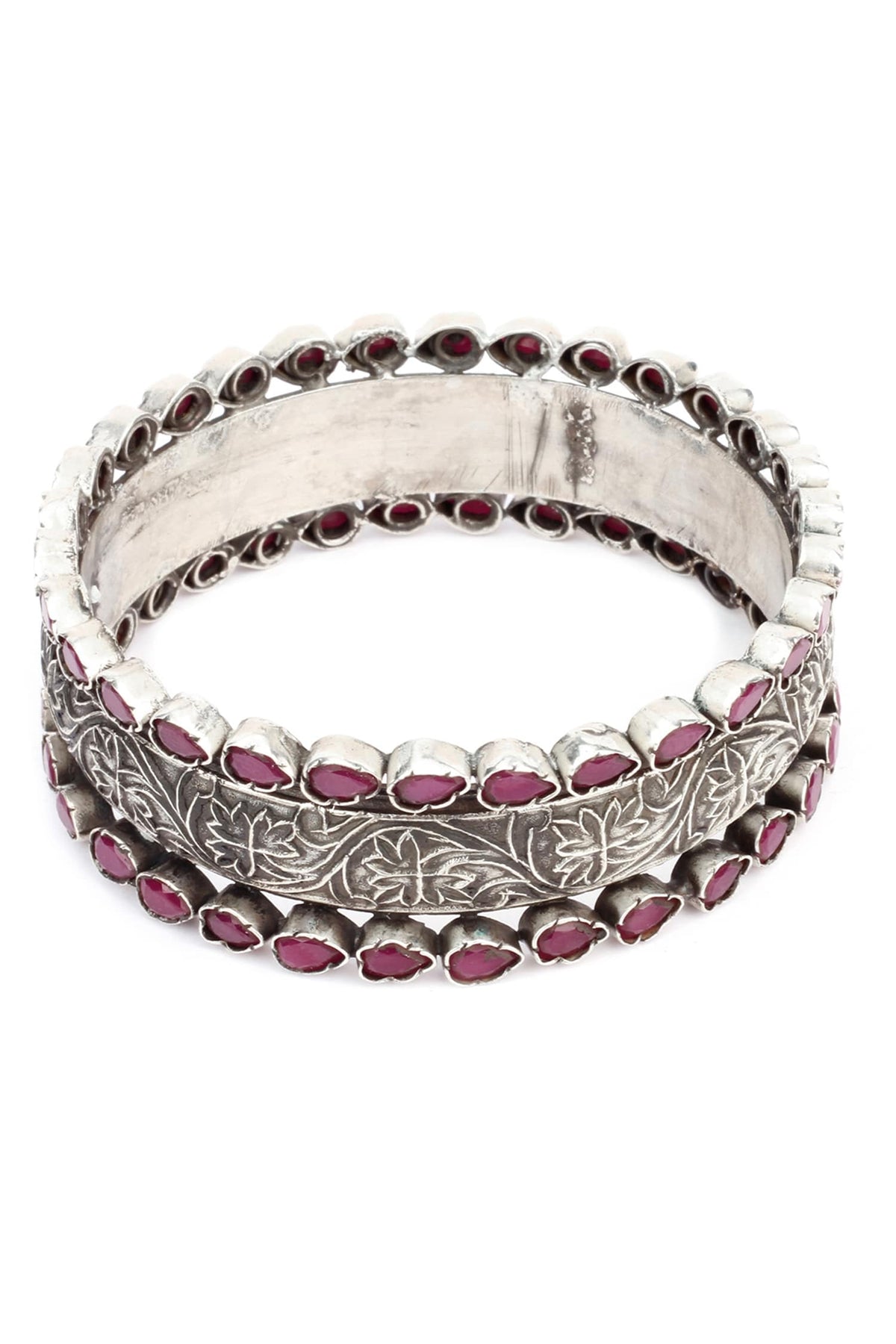  Adalie Floral Carved Bracelet 