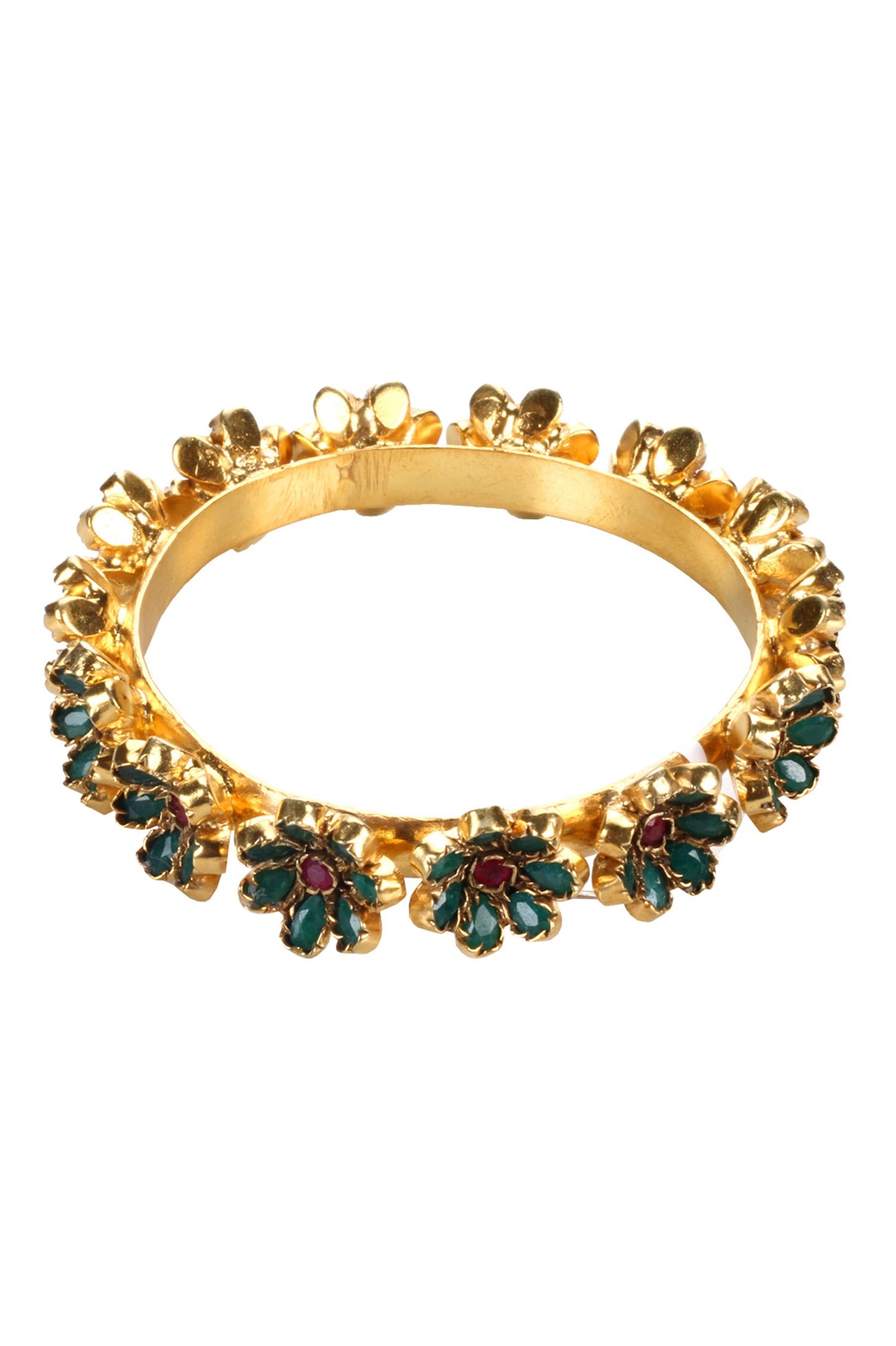 Handmade Floral Stone Bangle 