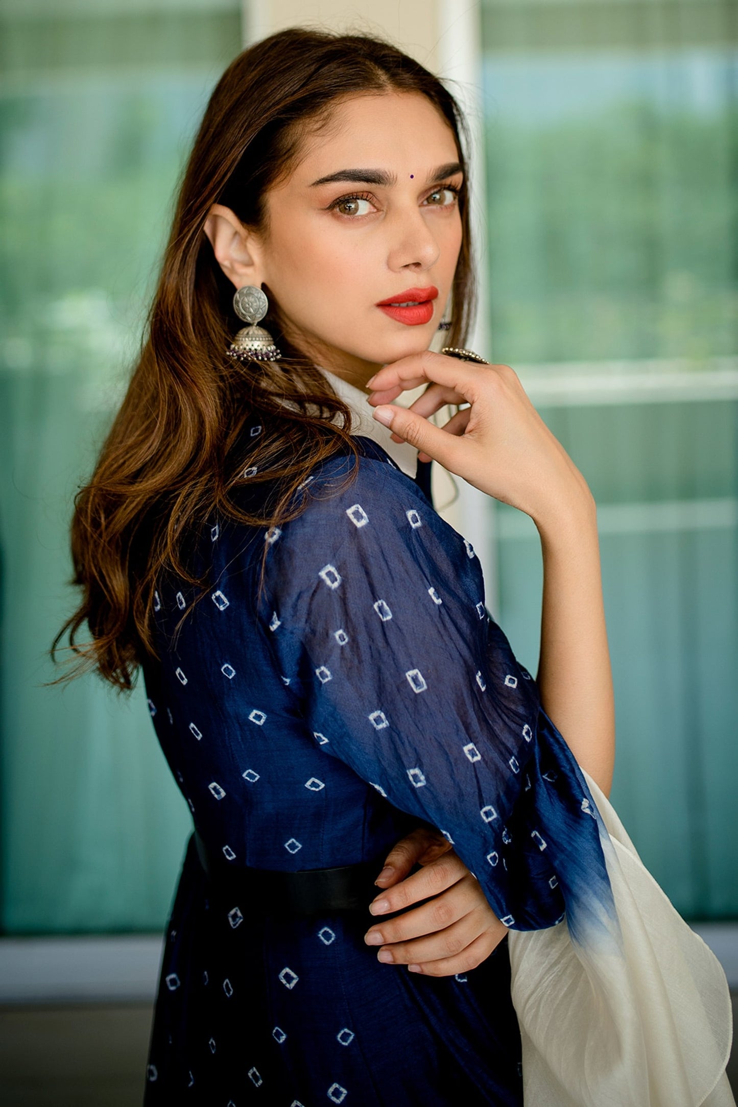 Bead Drop Jhumkas 