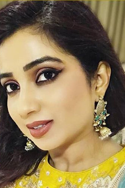 Bead Drop Jhumkas 