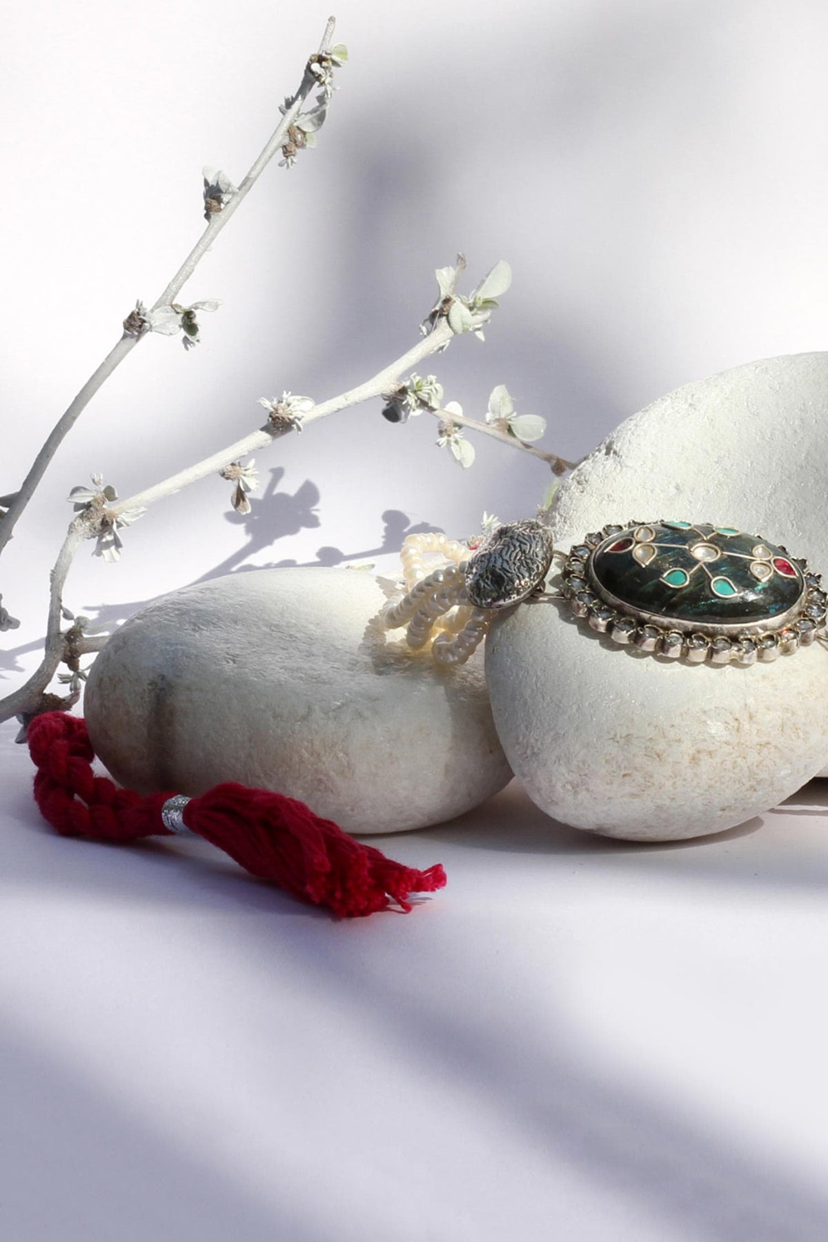 Handcrafted Kundan Pendant Choker 