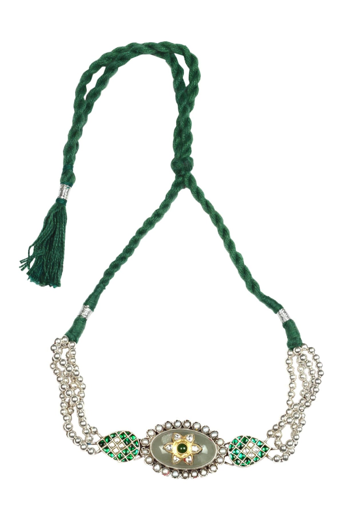 Handcrafted Kundan Pendant Choker 