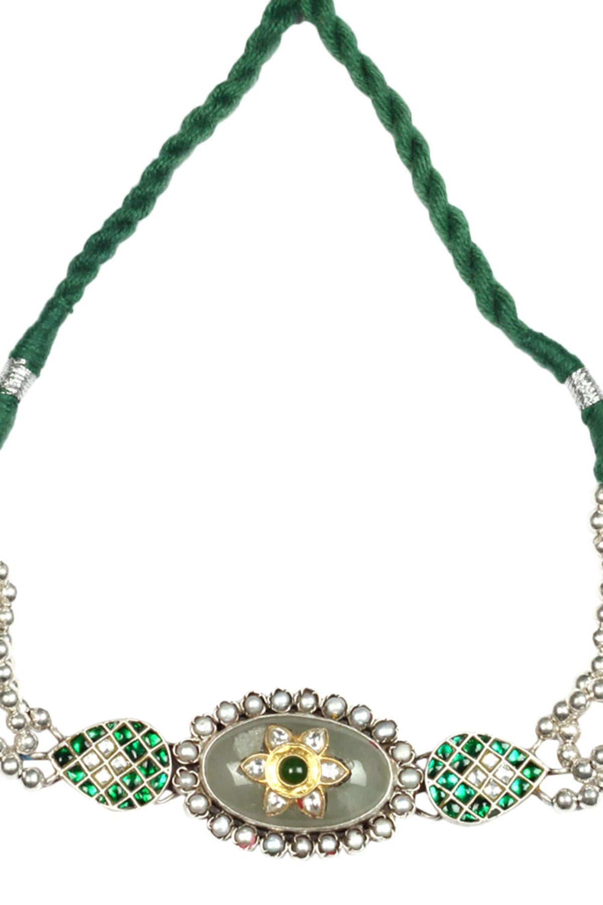 Handcrafted Kundan Pendant Choker 