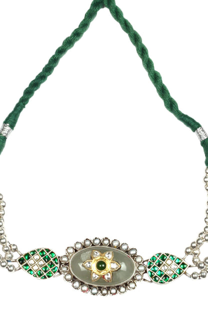 Handcrafted Kundan Pendant Choker 