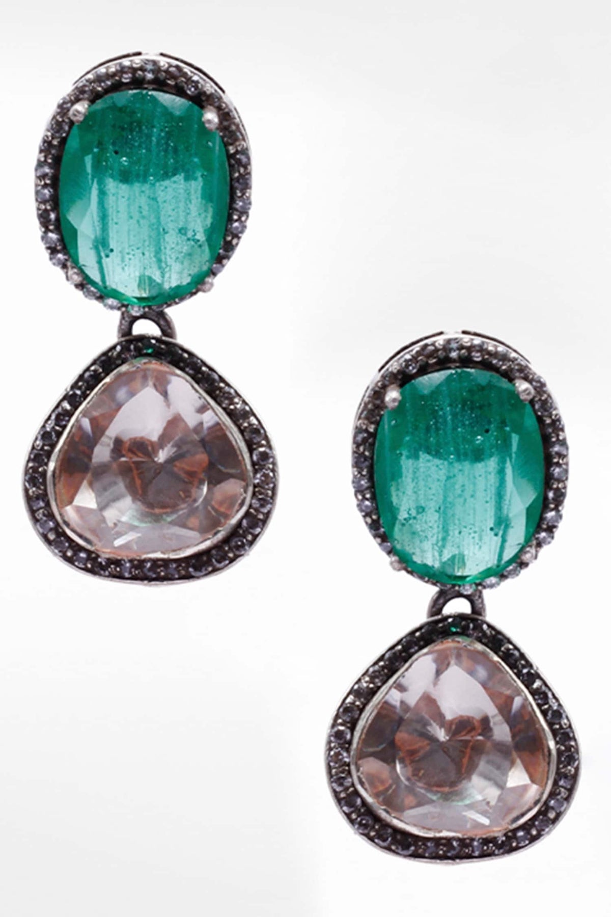 Naadiya Moissanite Dangler Earrings 