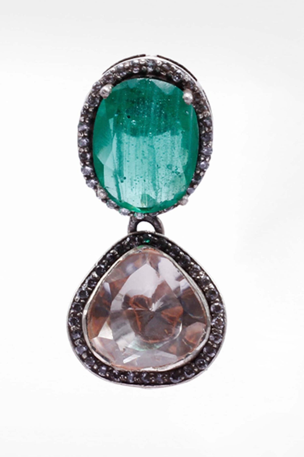 Naadiya Moissanite Dangler Earrings 