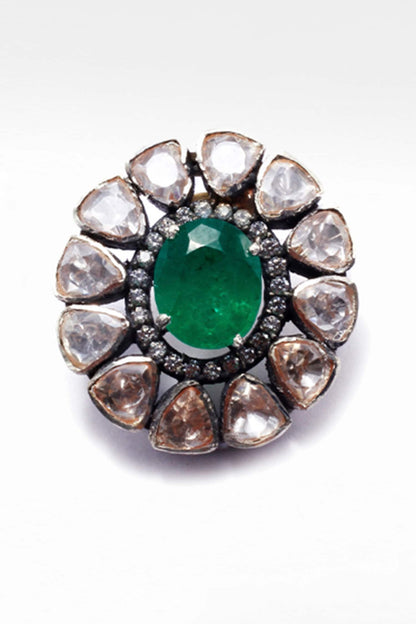 Mahnaz Stone Embellished Studs 