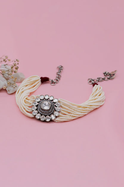 Arzu Pearl Choker 
