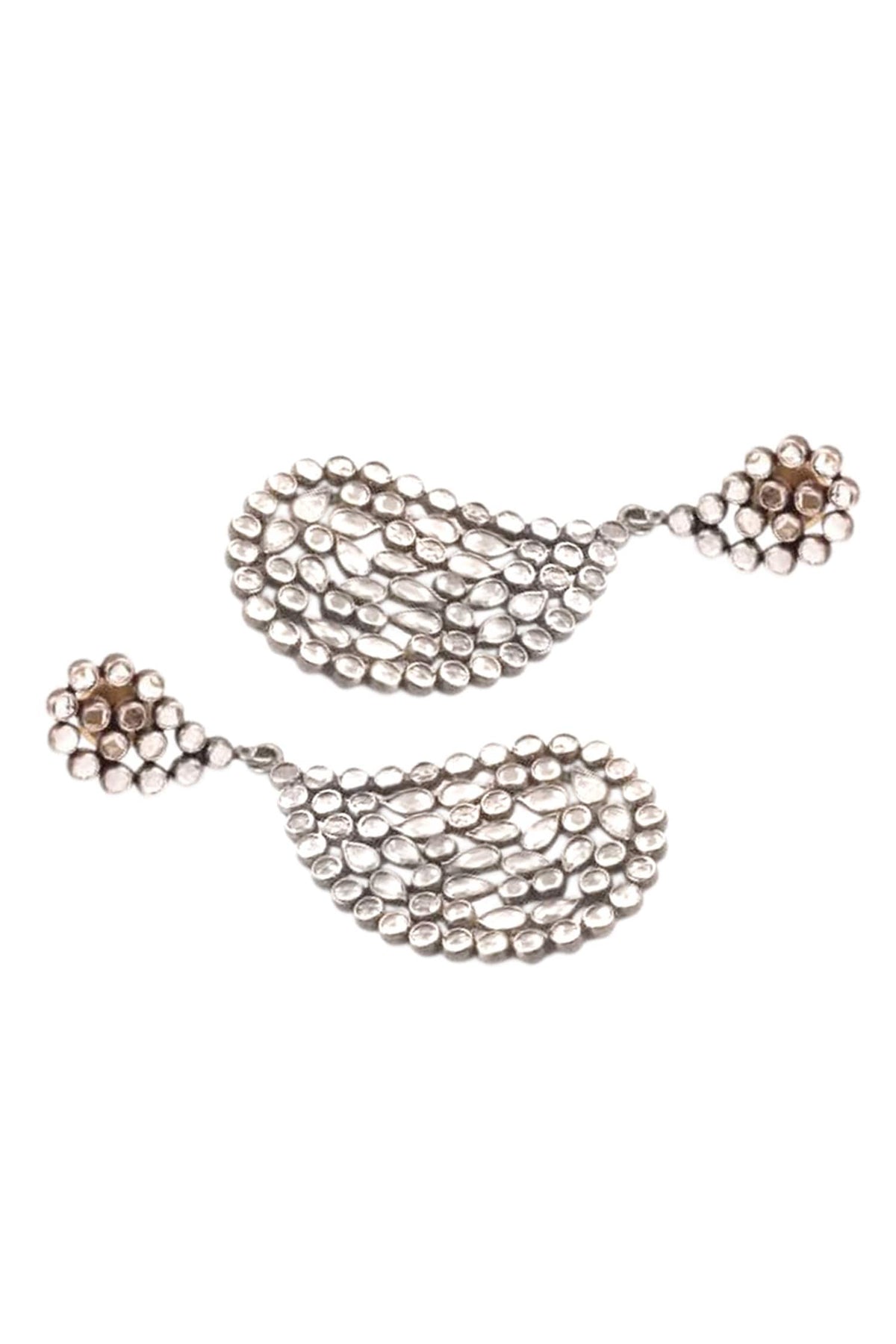 Stone Embellished Earrings 