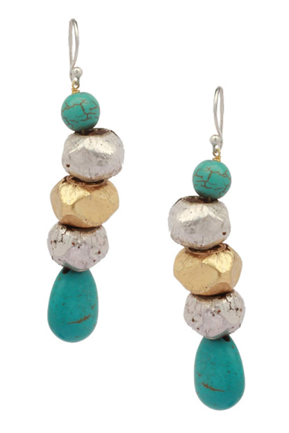 Stone Drop Earrings 