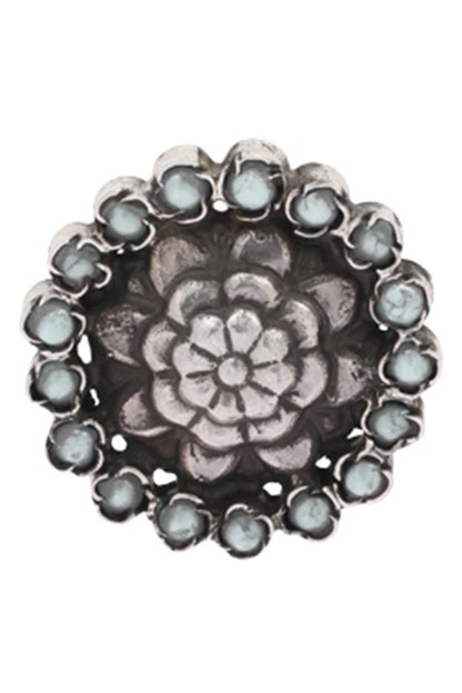 Handcrafted Carved Stud Earrings 