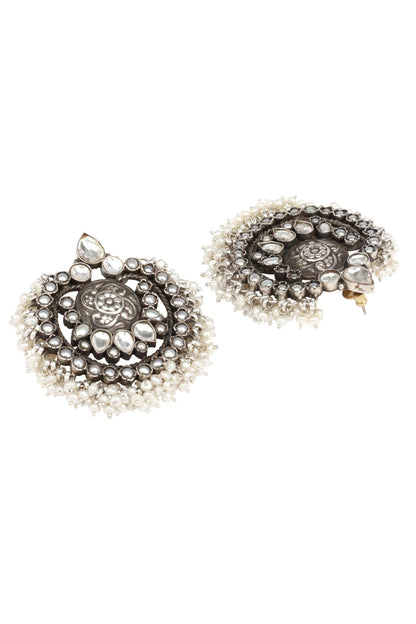 Handcrafted Stone Drop Chandbalis 