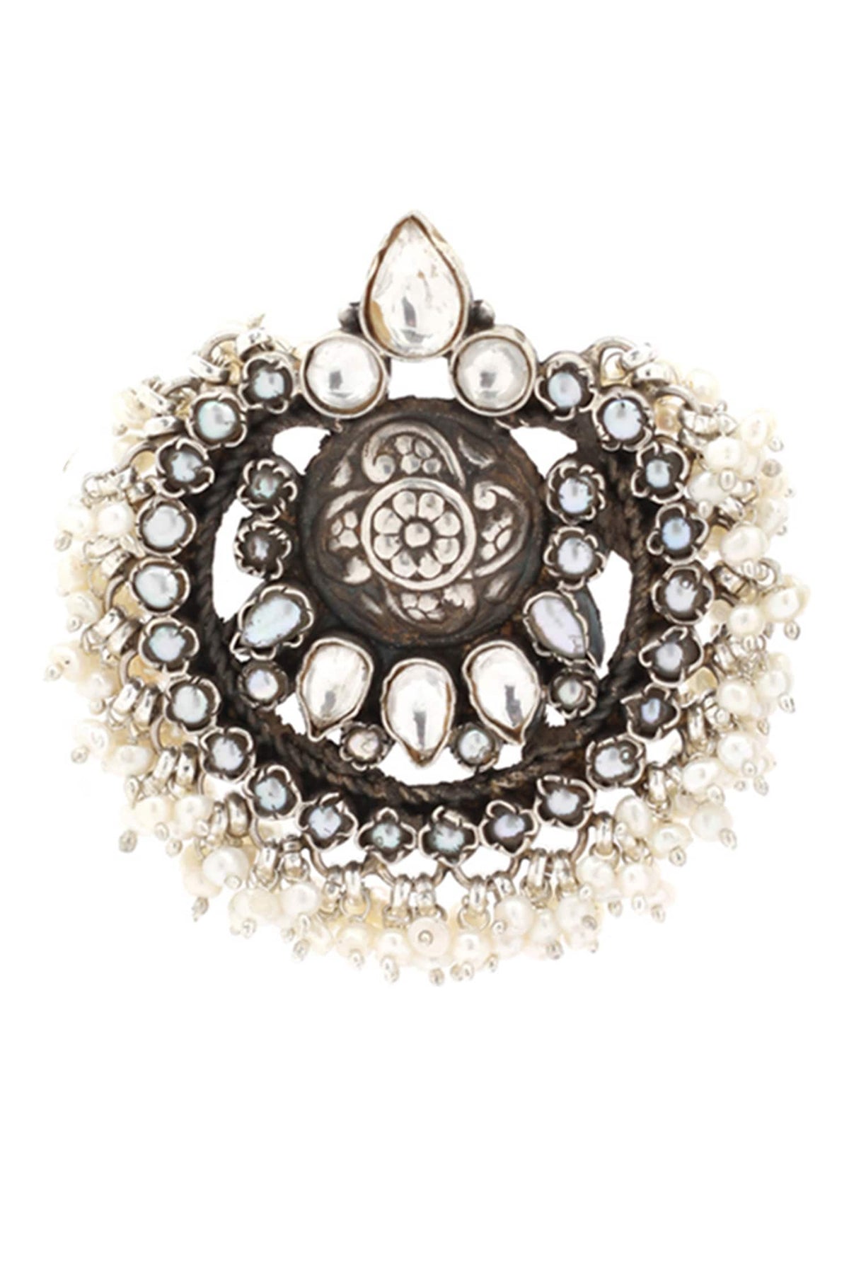 Handcrafted Stone Drop Chandbalis 