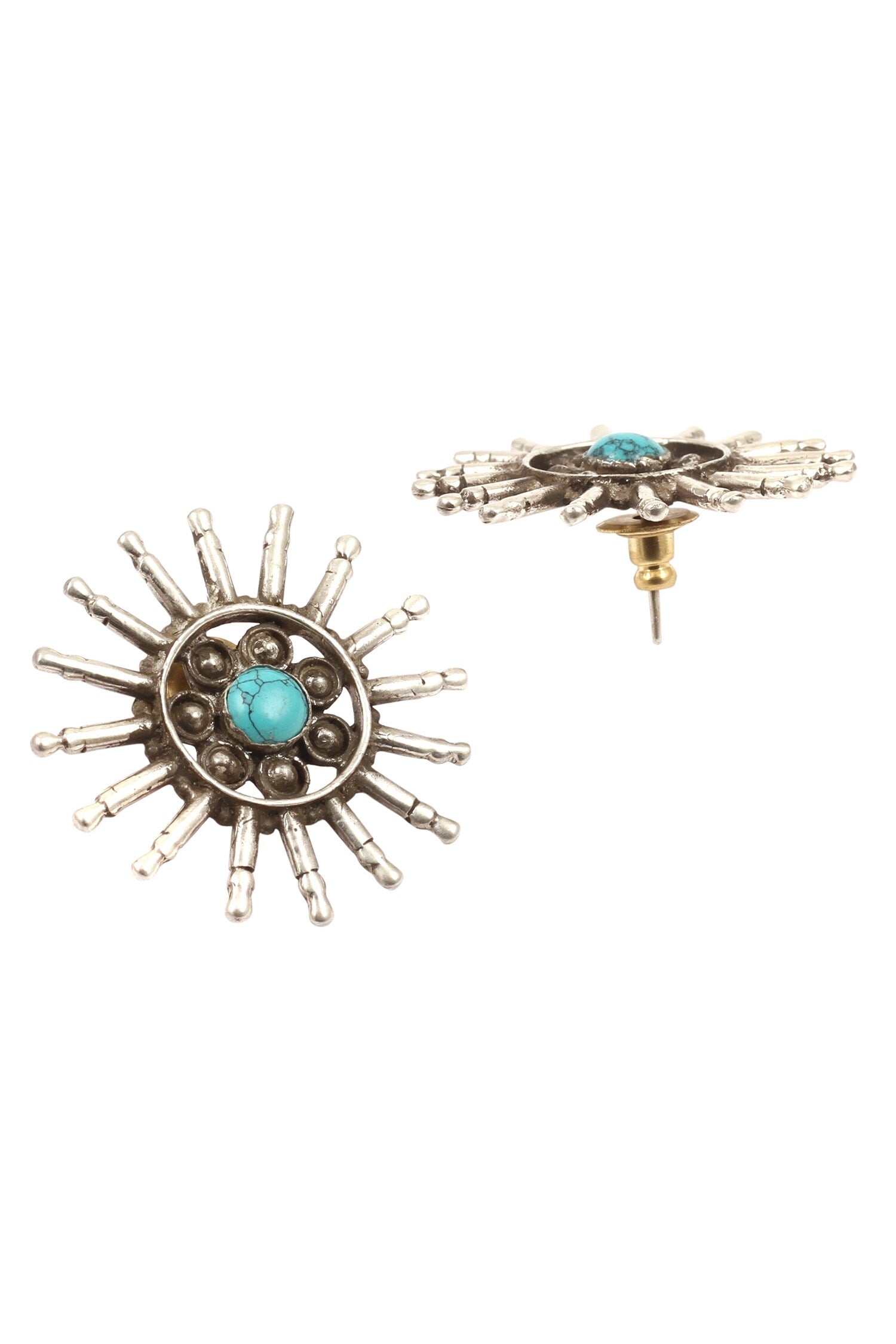 Sun Motif Studs 