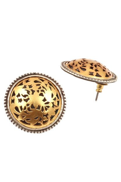Floral Cut-out Stud Earrings 