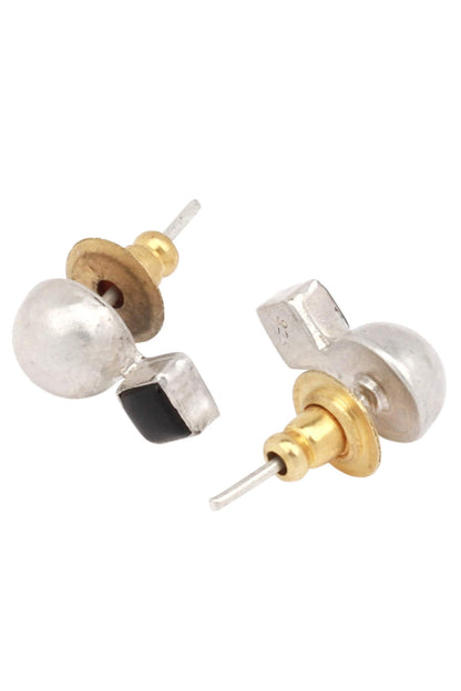 Handcrafted Geometric Stud Earring 