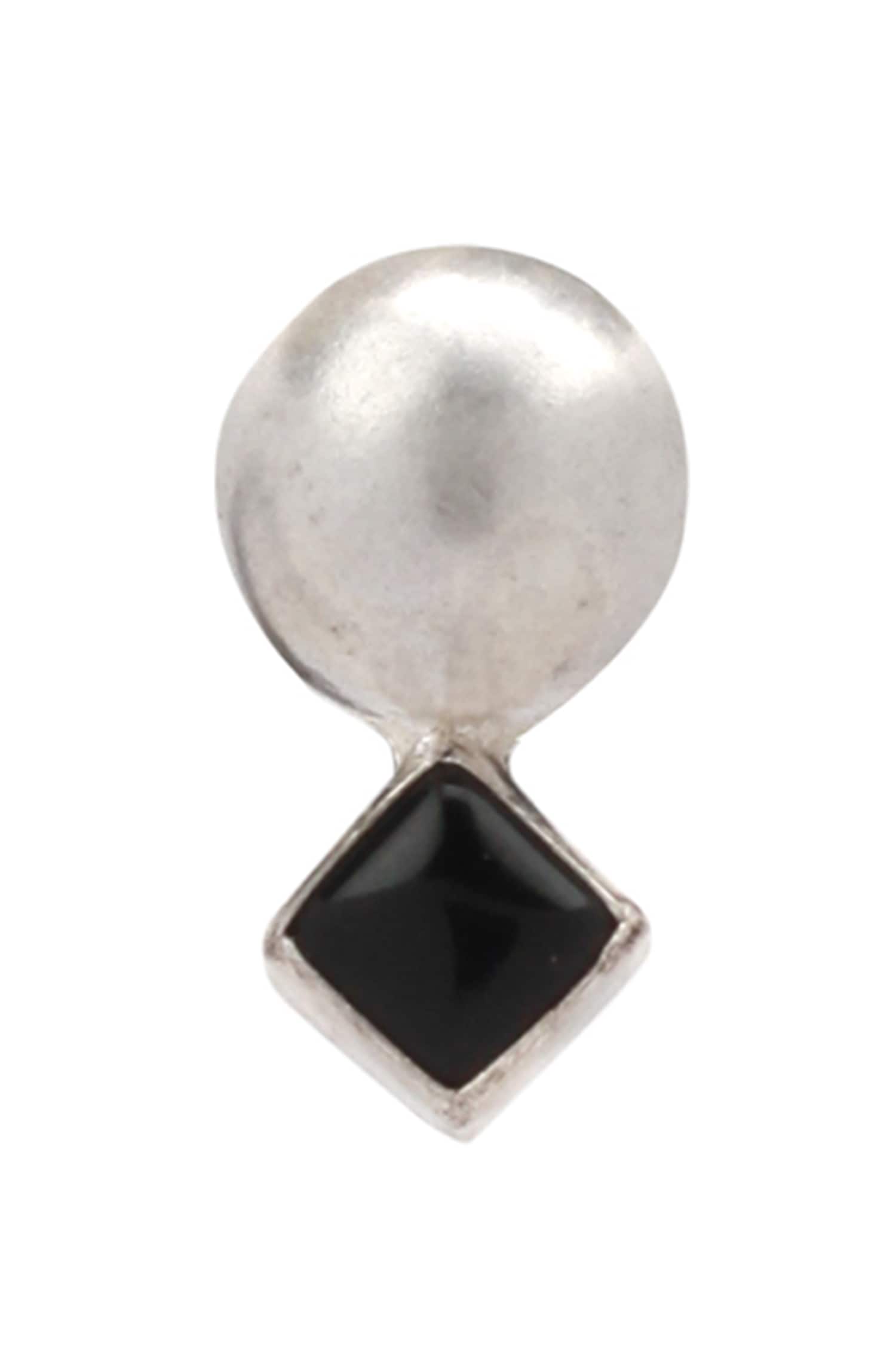 Handcrafted Geometric Stud Earring 