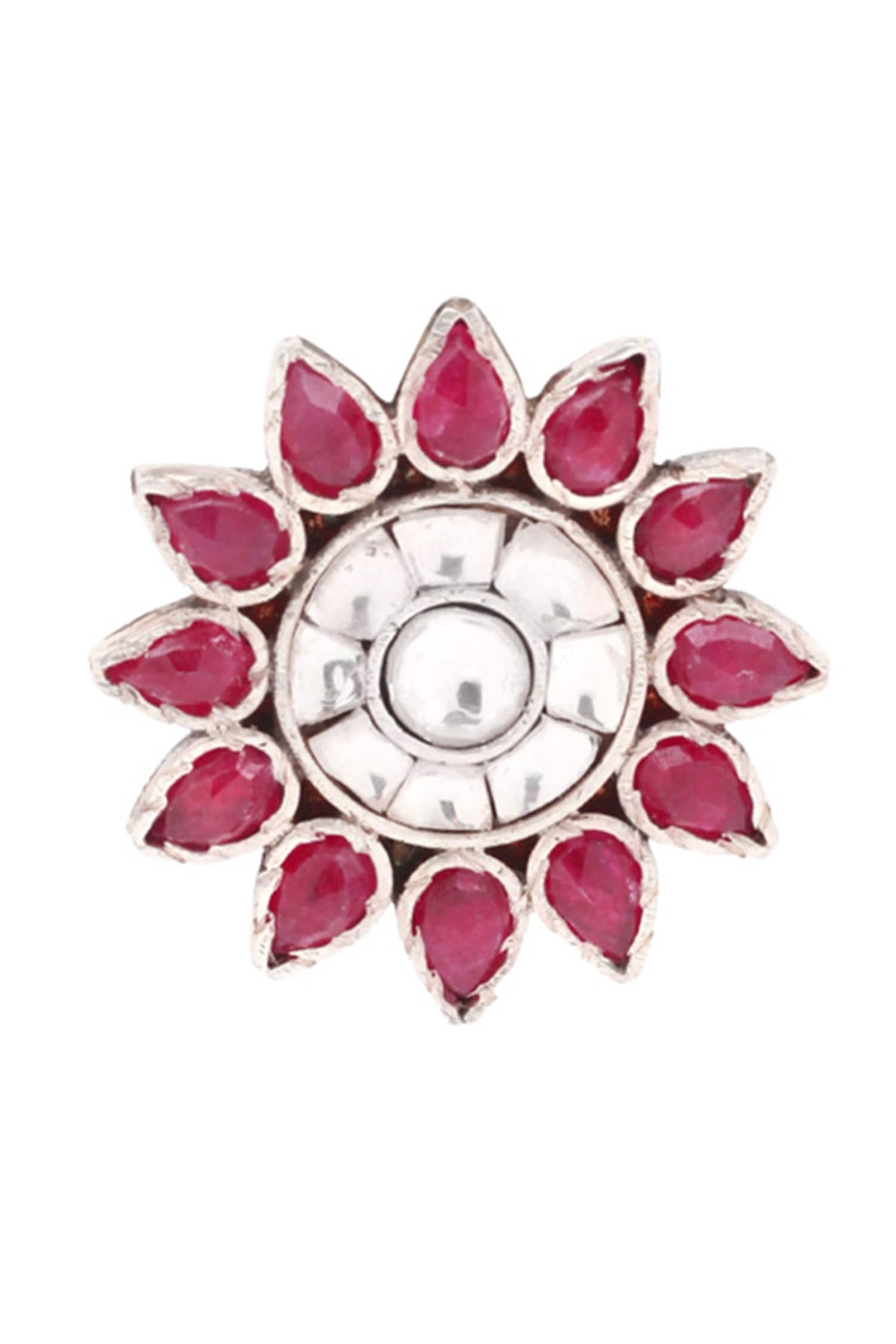 Floral Studded Earrings 