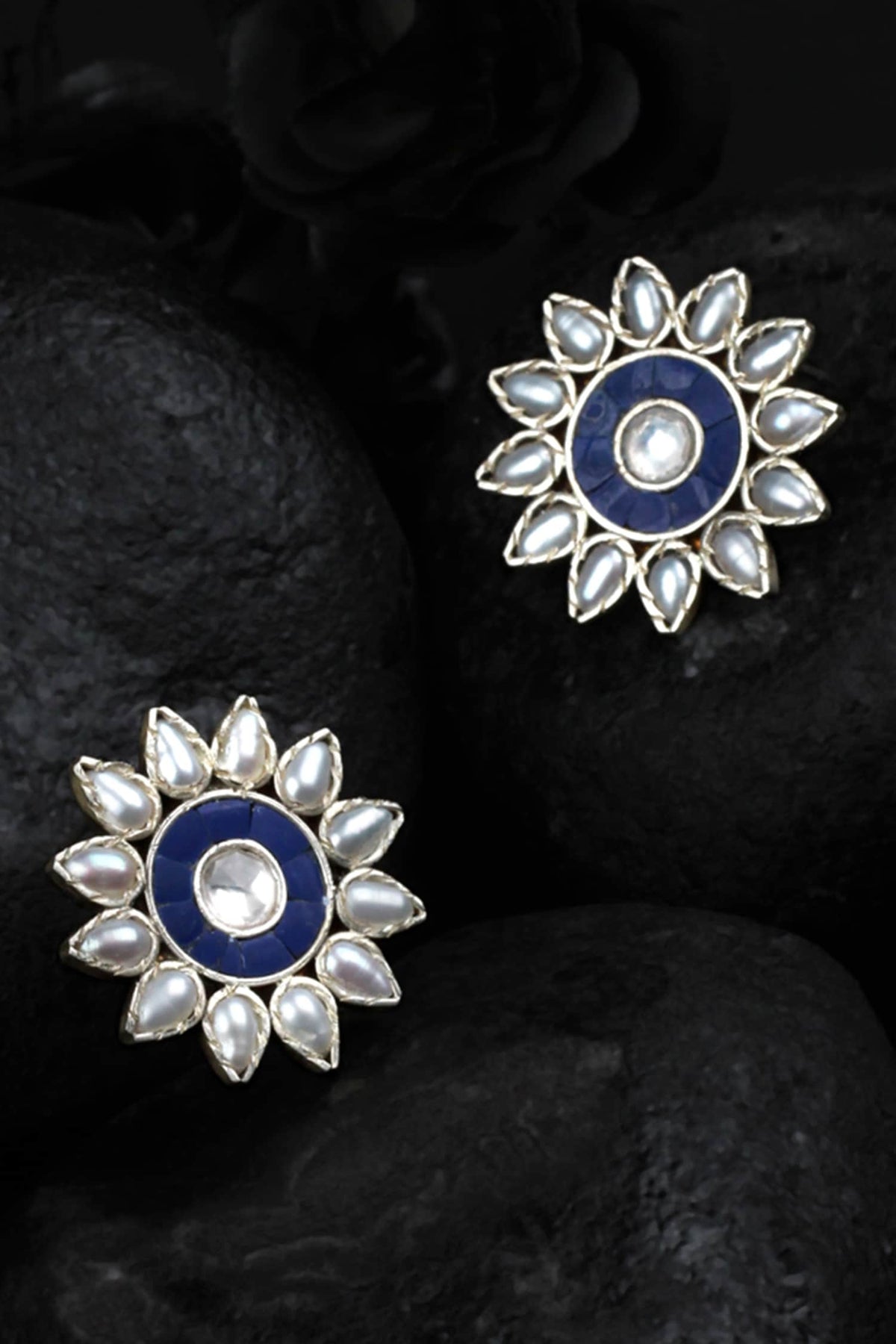 Floral Motif Studs 