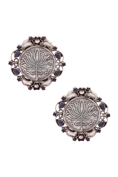 Lotus Carved Studs 