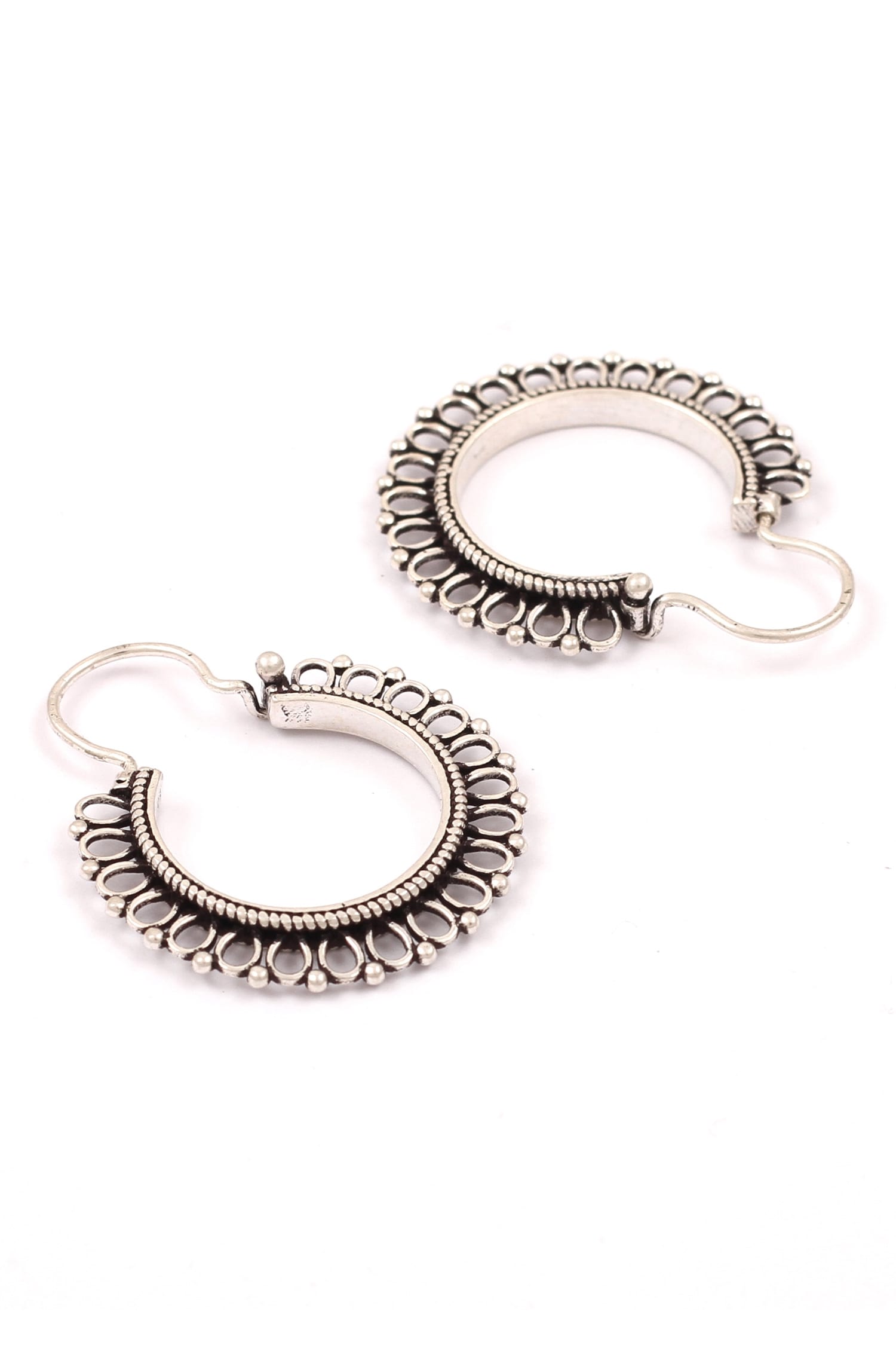 Cutwork Handcrafted Hoops 