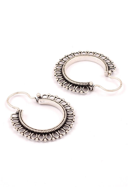 Cutwork Handcrafted Hoops 