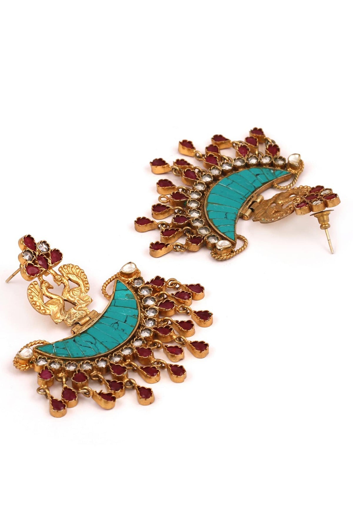 Peacock Top Chandbalis 